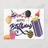 Happy Birthday Briefkaart (Voorkant)