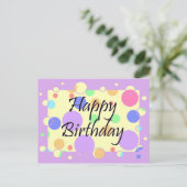 Happy Birthday Briefkaart (Staand voorkant)