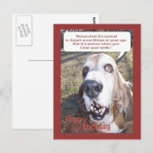 Happy Birthday Briefkaart (Voorkant / Achterkant)