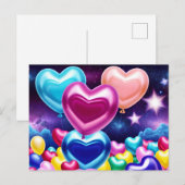 Happy Birthday Briefkaart (Voorkant / Achterkant)