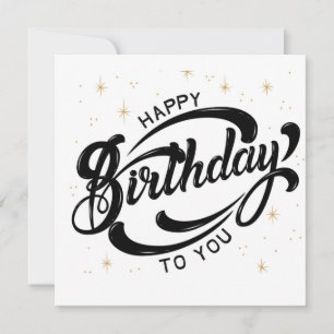 Happy Birthday Briefkaart