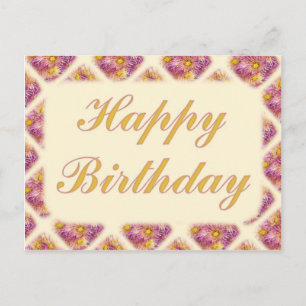 Happy Birthday Briefkaart