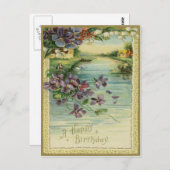  Happy Birthday Briefkaart (Voorkant / Achterkant)