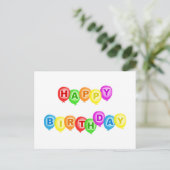 Happy Birthday Briefkaart (Staand voorkant)