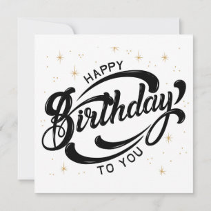 Happy Birthday Briefkaart