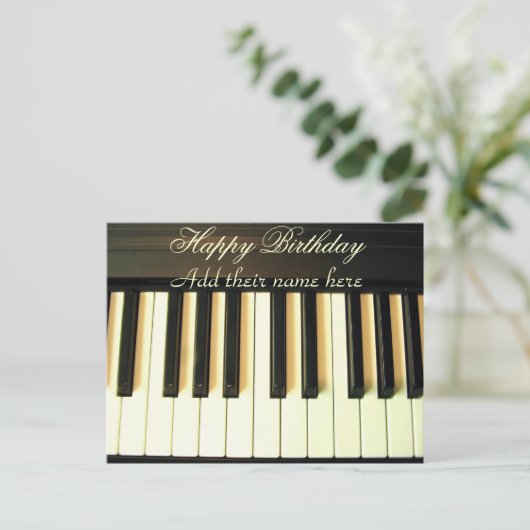 Happy Birthday_ Briefkaart (Staand voorkant)