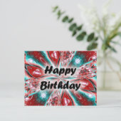 Happy Birthday Briefkaart (Staand voorkant)