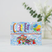 Happy Birthday Briefkaart Bladwijzer (Staand voorkant)