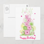 Happy Birthday Briefkaart! Briefkaart (Voorkant / Achterkant)