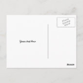 Happy Birthday briefkaart | Leuke pinguïn en ballo (Achterkant)