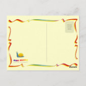  Happy Birthday briefkaart met leuke slak (Achterkant)