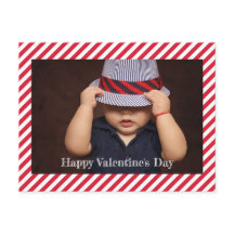 Happy Birthday | Briefkaart Stripes Foto