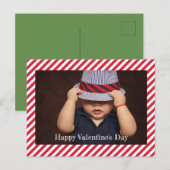 Happy Birthday | Briefkaart Stripes Foto (Voorkant / Achterkant)