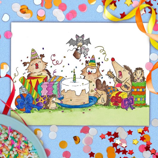 HAPPY BIRTHDAY briefkaart van Nicole Janes