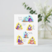 Happy Birthday briefkaart van Nicole Janes (Staand voorkant)