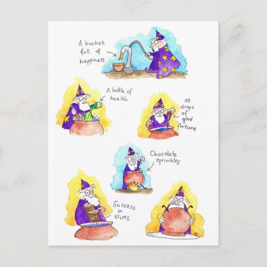 Happy Birthday briefkaart van Nicole Janes (Voorkant)