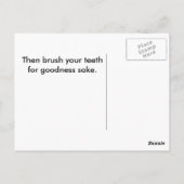 Happy Birthday briefkaart voor tandartsen (Achterkant)