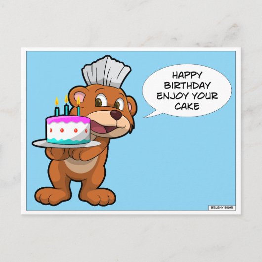 Happy Birthday briefkaart voor tandartsen (Voorkant)