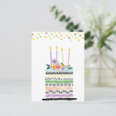 Happy birthday briefkaarten (Staand voorkant)