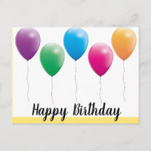 Happy birthday briefkaarten