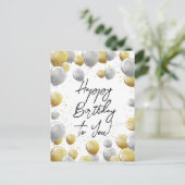 Happy birthday briefkaarten (Staand voorkant)