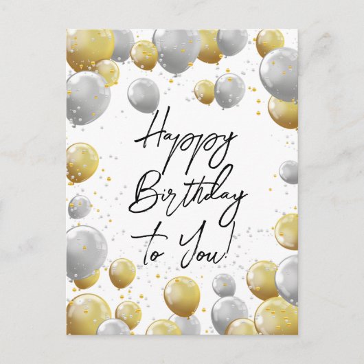 Happy birthday briefkaarten (Voorkant)