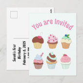 Happy birthday briefkaarten (Voorkant / Achterkant)