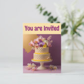 Happy birthday briefkaarten (Staand voorkant)