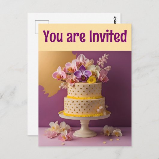 Happy birthday briefkaarten (Voorkant / Achterkant)