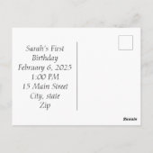 Happy birthday briefkaarten (Achterkant)