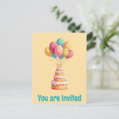 Happy birthday briefkaarten (Staand voorkant)