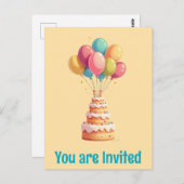 Happy birthday briefkaarten (Voorkant / Achterkant)