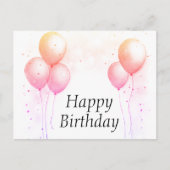 Happy birthday briefkaarten (Voorkant)