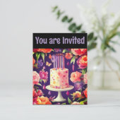 Happy birthday briefkaarten (Staand voorkant)