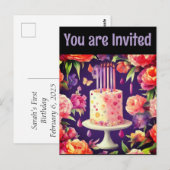 Happy birthday briefkaarten (Voorkant / Achterkant)
