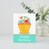 Happy birthday briefkaarten (Staand voorkant)