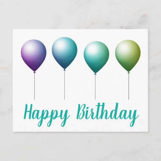 Happy birthday briefkaarten (Voorkant)