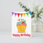 Happy birthday briefkaarten (Staand voorkant)