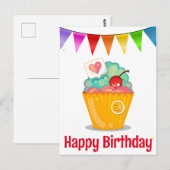 Happy birthday briefkaarten (Voorkant / Achterkant)