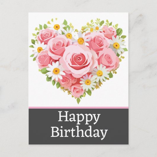 Happy birthday briefkaarten (Voorkant)