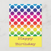 Happy birthday briefkaarten (Voorkant)