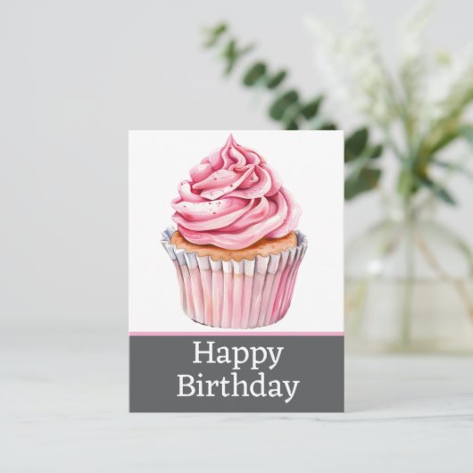 Happy birthday briefkaarten (Staand voorkant)