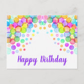 Happy birthday briefkaarten (Voorkant)