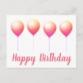 Happy birthday briefkaarten (Voorkant)