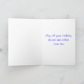 Happy Birthday Britany Spaniel Puppy Dog Card Kaart (Binnen)