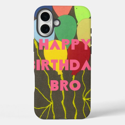 Happy Birthday Bro Case-Mate iPhone Case (Achterkant)