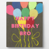 Happy Birthday Bro Fotoplaat (Voorkant)