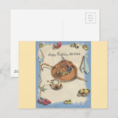  Happy Birthday Brother Dapper - Gegevens Briefkaart (Voorkant / Achterkant)