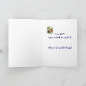 Happy Birthday Brother Haal veel te veel Humor Box Kaart (Binnen)