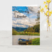 Happy Birthday Brother Kaart (Gele Bloem)